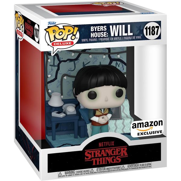 FUNKO Pop Deluxe: Stranger Things Build A 씬 Will Amazon 익스클루시브 피규어 3 of 4