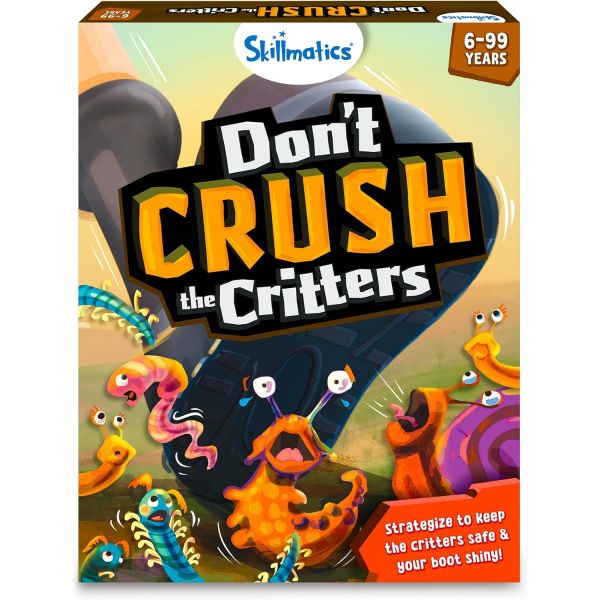 스킬매틱스 보드 게임 - 크러쉬하지 마세요 가족 게임의 밤을 위한 재미있고 짜릿한 전략 게임 어린이 청소년 및 성인을 위한 카드 게임 &amp; 장난감 소년 소녀 6세 7세 8세 9세 이상을 위한 선물 / Skillmatics